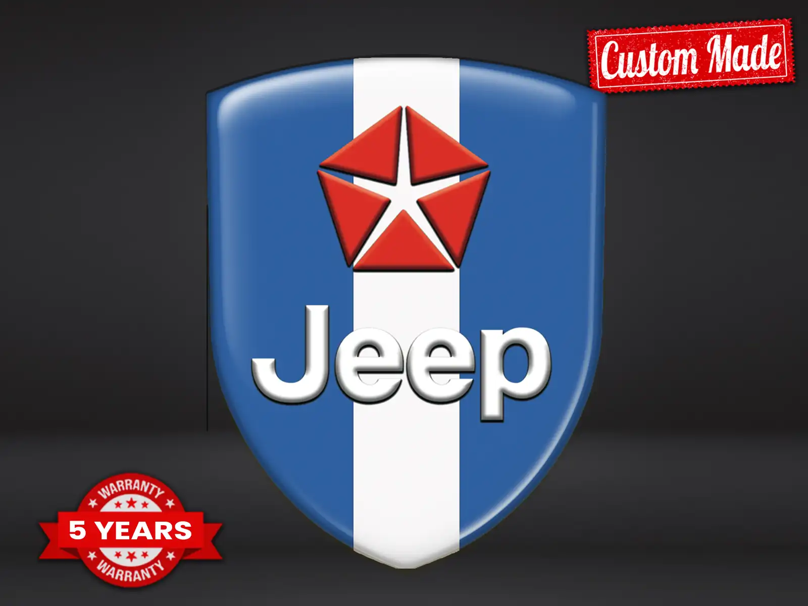 Jeep Fahrzeugabzeichen Pro Max Robust Stilvolles Design